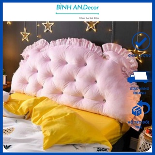 Gối Tựa đầu giường , đệm đầu giường mẫu hoàng gia sang chảnh đủ kích thước m6 và m8