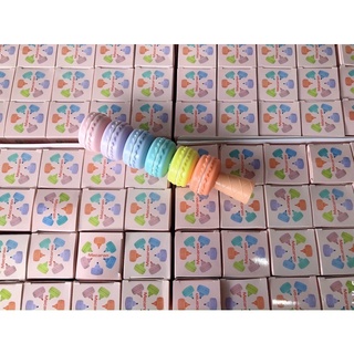 Bút nhớ bút dạ quang 6 trong 1 hình chiếc bánh cute