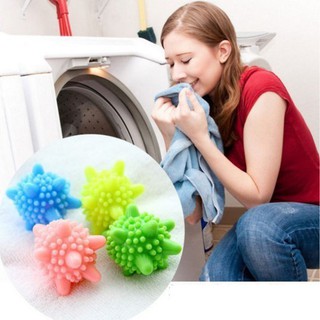 Set 10 Quả Cầu Gai Hỗ Trợ Giặt Quần Áo Sạch Hơn Trong Máy Giặt