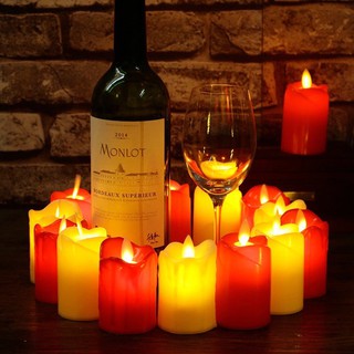 5 Cây Nến Sáp Điện Tử Đèn Led Tim Lắc Kèm Sẵn Pin Size 7*5CM Trang Trí Lễ Tiệc Thờ Cúng Lễ Vu Lan Candle Led Light
