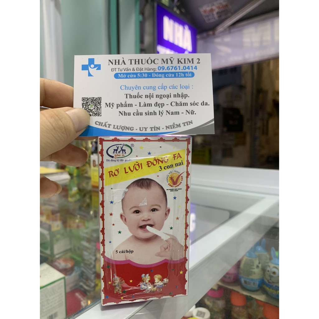 Gạc rơ lưỡi Đông Pha (10 hộp, 1 hộp 5 cái)
