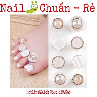 KẸp Tách Ngón Chân Silicon - Tách Ngón Lẻ Ngọc Trai
