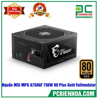 [Mã 254ELSALE giảm 7% đơn 300K] Nguồn máy tính MSI MPG A750GF 750W - 80 Plus Gold - Full modular