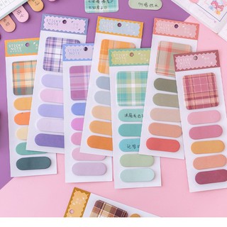 Giấy note ghi chú / đánh dấu trang Label marker màu pastel Hàn Quốc độc đáo nhiều mẫu tùy chọn BMBooks