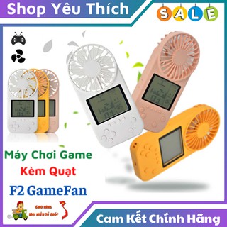 Máy Chơi Game ⭐FREE SHIP⭐ Máy Chơi Game Kèm Quạt Tích Điện Mini F2 GameFan Giải Tỏa Căng Thẳng Vừa Có Quạt Vừa Chơi Game