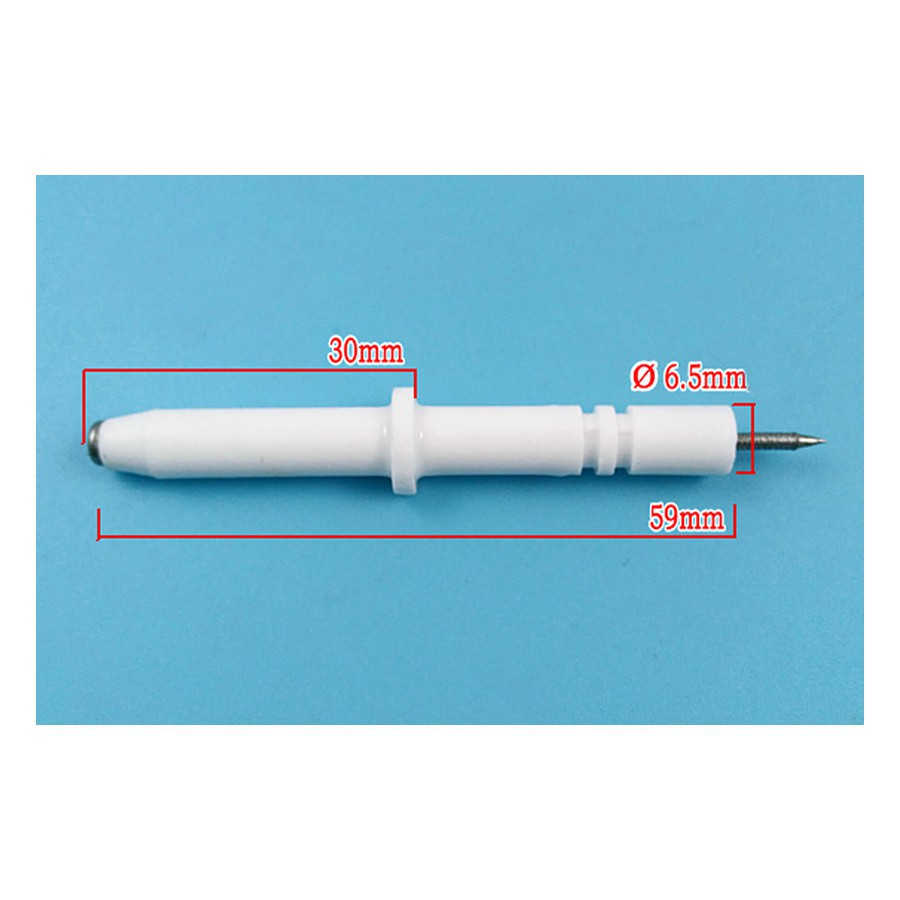 Kim sứ đánh lửa bếp gas âm sứ trắng
