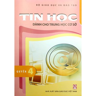 Sách Tin học dành cho THCS - Quyển 4 - bán kèm 1 bút chì