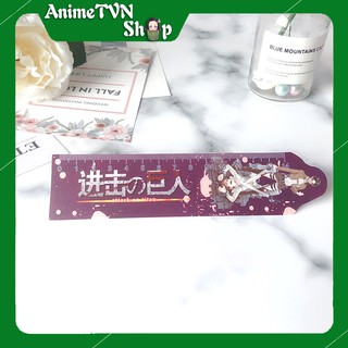 Thước Kẻ Nhựa phủ nhũ Anime/Manga Attack On Titan ( Tấn công người khổng lồ) - Nhiều mẫu In hình siêu xinh