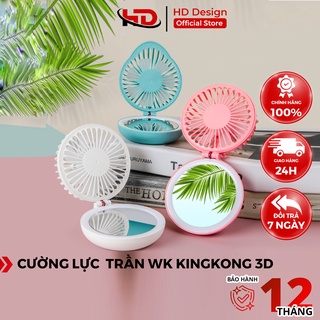 Quạt Mini A8 Có Gương Soi Tiện Lợi Siêu Xinh - Dễ Vệ Sinh - Chính Hãng HD Design