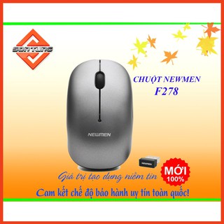 [NEW]Chuột N Newmen F278 Single Wireless Gray