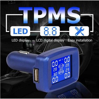 Máy cảnh báo áp suất lốp ô tô LCD Pressure Check
