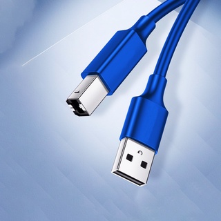Dây Máy In 1.5M Xanh Kết Nối Máy In Với Máy Tính Laptop Có Cục Chống Nhiễu Tốt