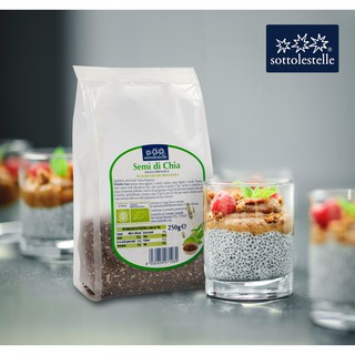 Hạt Chia hữu cơ 250g Sottolestelle Organic Chia Seeds
