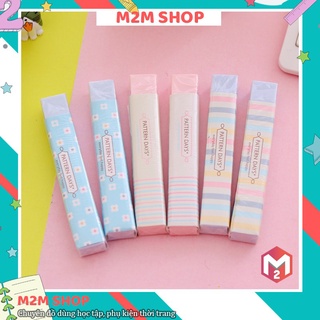 Gôm tẩy bút chì cute thanh dài nhiều hình dễ thương