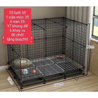 Chuồng mèo, chuồng chó 3 tầng siêu to.