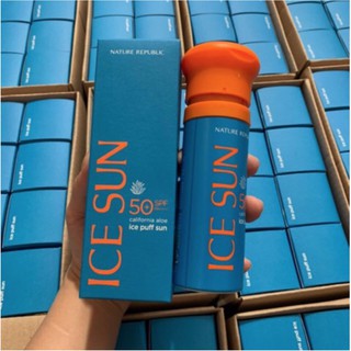 Kem Chống Nắng Ice Sun Nature Republic SPF 50 PA+++ date 01/2022-mẫu mới