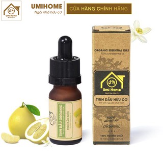 Tinh dầu Bưởi hồng hữu cơ UMIHOME 10ml nguyên chất