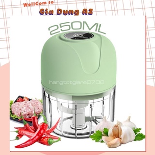 Máy Xay Mini Tỏi Ớt Cầm Tay 250ml Siêu Tiện Lợi Mẫu Mới 2022 AZ D1