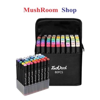 [48 Cây, Hot] Set Bút Dạ 48 Cây Touch Kèm Túi Đựng