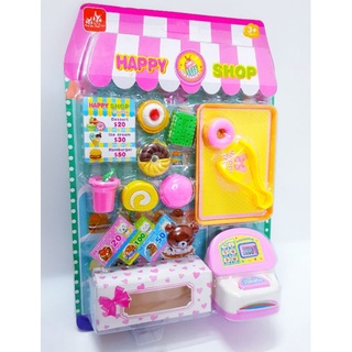 Vỉ đồ chơi cửa hàng bánh kem Happy 14 chi tiết