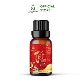 Tinh dầu Tết Đoàn Viên 10ml JULYHOUSE kết hợp tinh dầu Màng Tang, Hoàng Đàn, Đơn Sâm và Tuyết Tùng