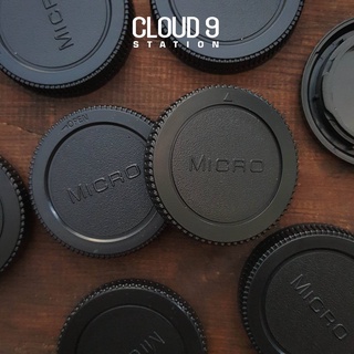 Nắp đậy body và nắp sau ống kính ngàm M43 ( Micro Four Thirds )