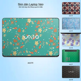 Skin dán Laptop Sony Vaio in hình Hoa văn sticker nhiều mẫu 29 (inbox mã máy cho Shop)
