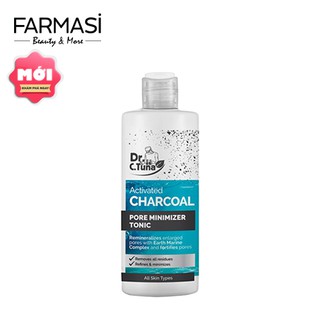 [Date T5/2022] Nước Hoa Hồng Làm Sạch &amp; Thu Nhỏ Lỗ Chân Lông Than Hoạt Tính Farmasi 225ml