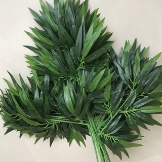 ( 5 cành)Lá tre nhân tạo,lá tre mô phỏng nhân tạo kích thước 50cm*55cm