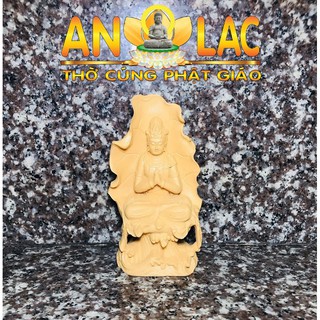 Quan Âm Ngồi Lá Sen 10cm MT