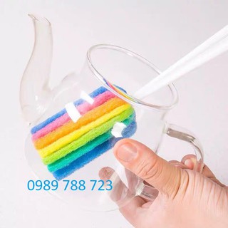 Cọ cốc 7 màu chuyên dùng cọ cốc chén, chai lọ, bình sữa cho bé