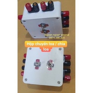 hộp chuyển loa, chia loa, hộp chuyển chia ampli hàng chất lượng. báo giá 1 hộp