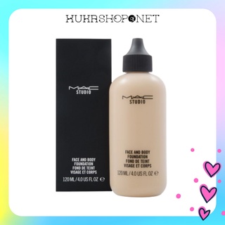 Kem nền che khuyết điểm MAC Face and Body Foundation trang điểm tự nhiên, bền màu lâu trôi 120ml