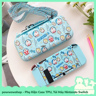 [Sẵn VN - Hỏa Tốc] Set Phụ Kiện Case TPU Dẻo, Túi Đựng Máy Cho Máy Game Cầm Tay Nintendo Switch Donuts Dore Dore