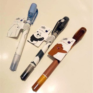 Bút viết tàng hình (mực vô hình) có đèn soi We Bare Bears Chúng tôi đơn giản là gấu Ice Bear Gấu Trắng
