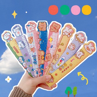 Thước Kẻ Nhựa Dẻo 15cm Hình Cute (ngẫu nhiên mẫu)