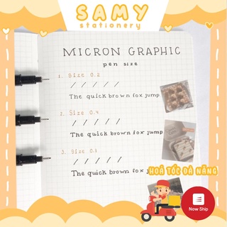 Bút vẽ kỹ thuật phác thảo MICRON GRAPHIC bút gel đen đi nét giá rẻ hàng loại 1 [ĐỌC MÔ TẢ]