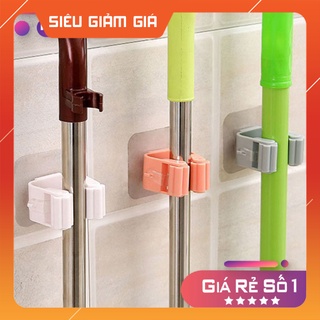 MÓC TREO CHỔI,TREO CÂY LAU NHÀ DÁN TƯỜNG SIÊU CHẮC [SIÊU RẺ]