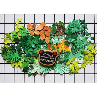 Túi 5 lá giấy lớn cắt sẵn  Trang trí thiệp, scrapbook, sổ