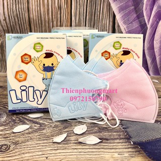 Combo 3 hộp Khẩu trang lily cho bé ( 30 cái )