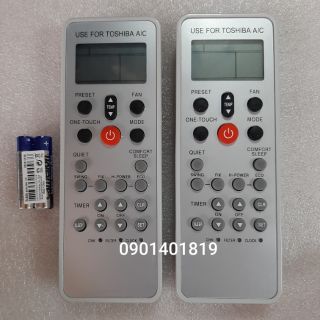 Điều Khiển Máy Lạnh Toshiba Xám