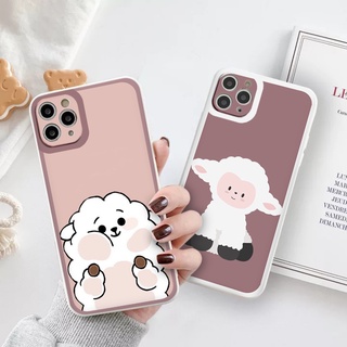 Ốp iphone hot trend vuông cạnh ốp lưng iphone Cừu trắng 6/6splus/7plus/8/8plus/xr/xs/12/13/pro/max/plus/promax tr1135