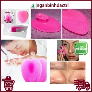 1 Cọ Rửa Mặt Silicone Mềm Loại Bỏ Mụn Đầu Đen cọ rửa mặt làm sạch sâu