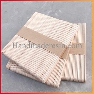Que gỗ khuấy Resin (50 cái)