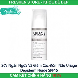 (CHÍNH HÃNG) Sữa Ngăn Ngừa Và Giảm Các Đốm Nâu Uriage Depiderm Fluide SPF15