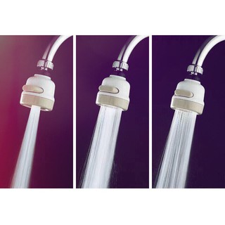Đầu vòi tăng áp 3 chế độ cho bồn rửa chén, bồn rửa bát, xoay 360 độ