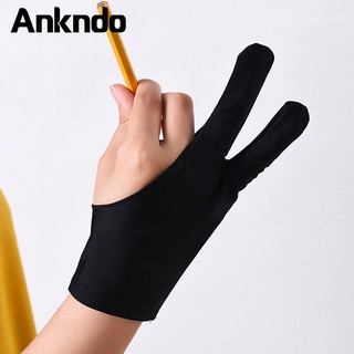 Găng tay hai ngón Ankndo để dùng bút cảm ứng vẽ trên máy tính bảng iProduct Tablet giảm ma sát chống sai lệch