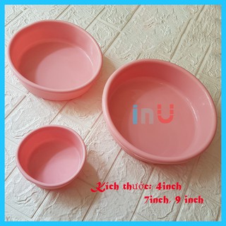 HCM - Khuôn silicon tròn nướng bánh, đổ rau câu size 4inch, 7inch, 9inch và 10inch