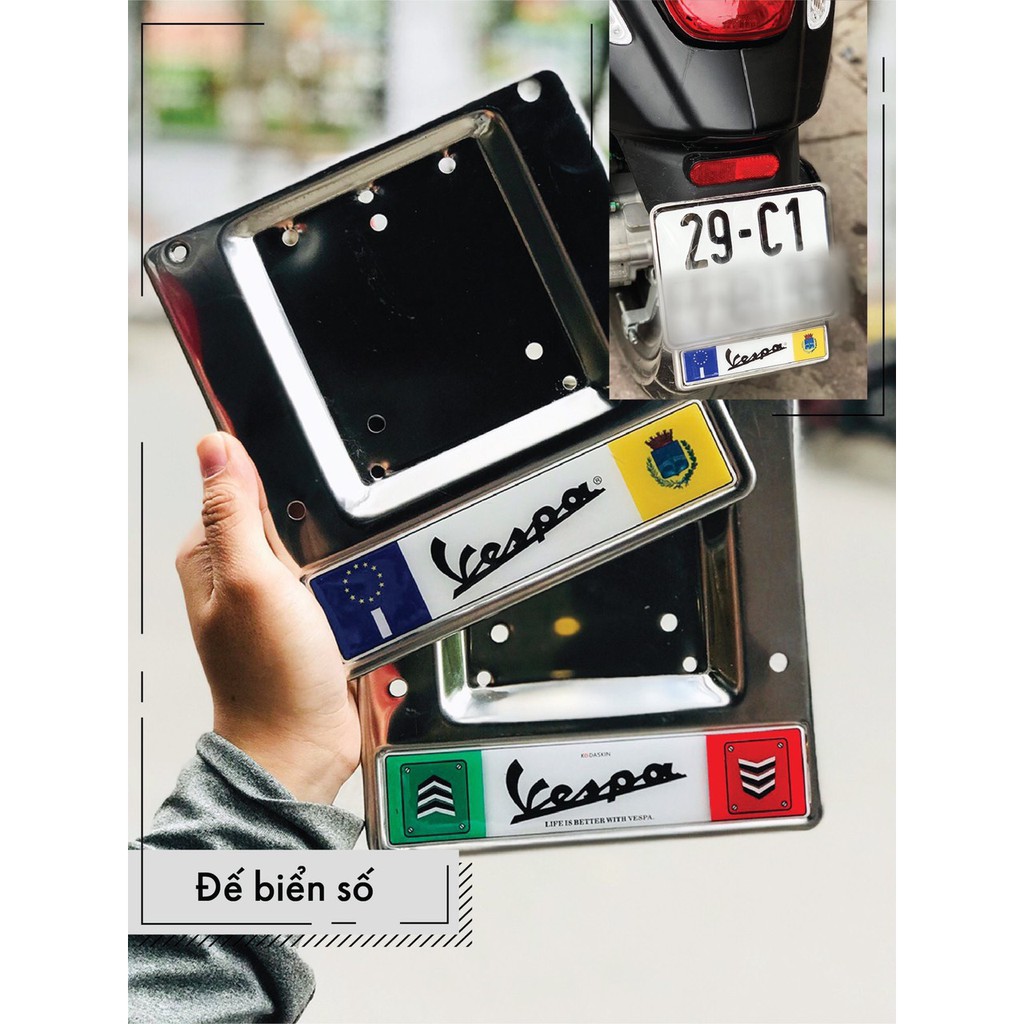 ĐẾ BIỂN SỐ VESPA