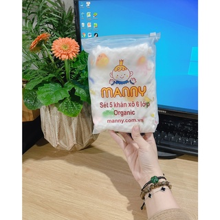 Sỉ. Combo 5 khăn sữa xô 6 lớp  hàng xịn cho bé